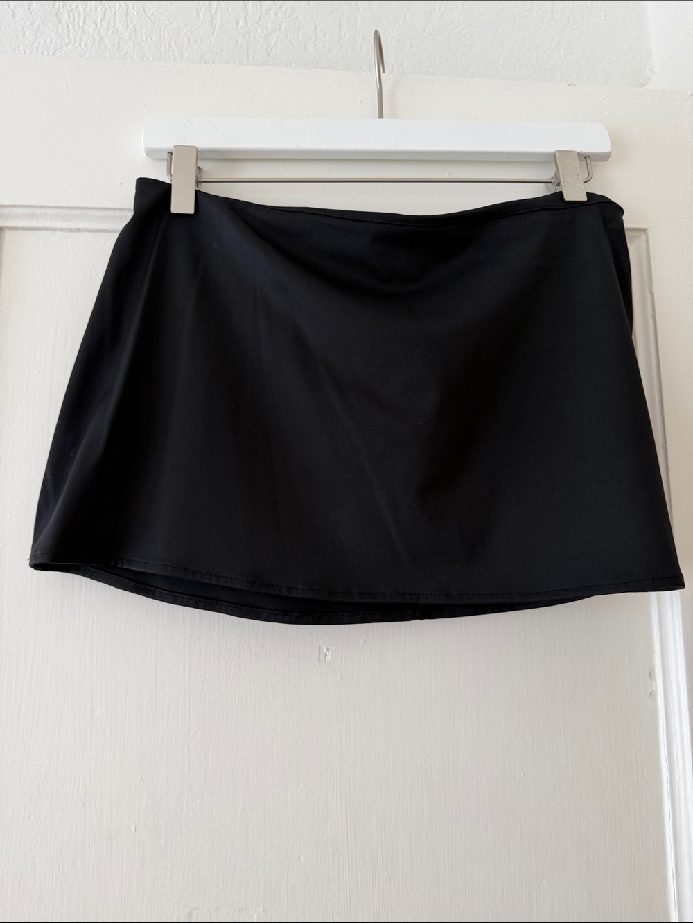 Danielle Guizio Black A-Line Mini Skirt